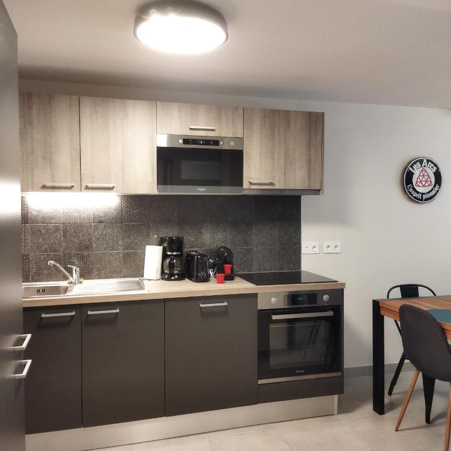 Arc 1800 Appartement 6-8 Pers,5 Cristaux, Avec Garage Les Arcs  外观 照片